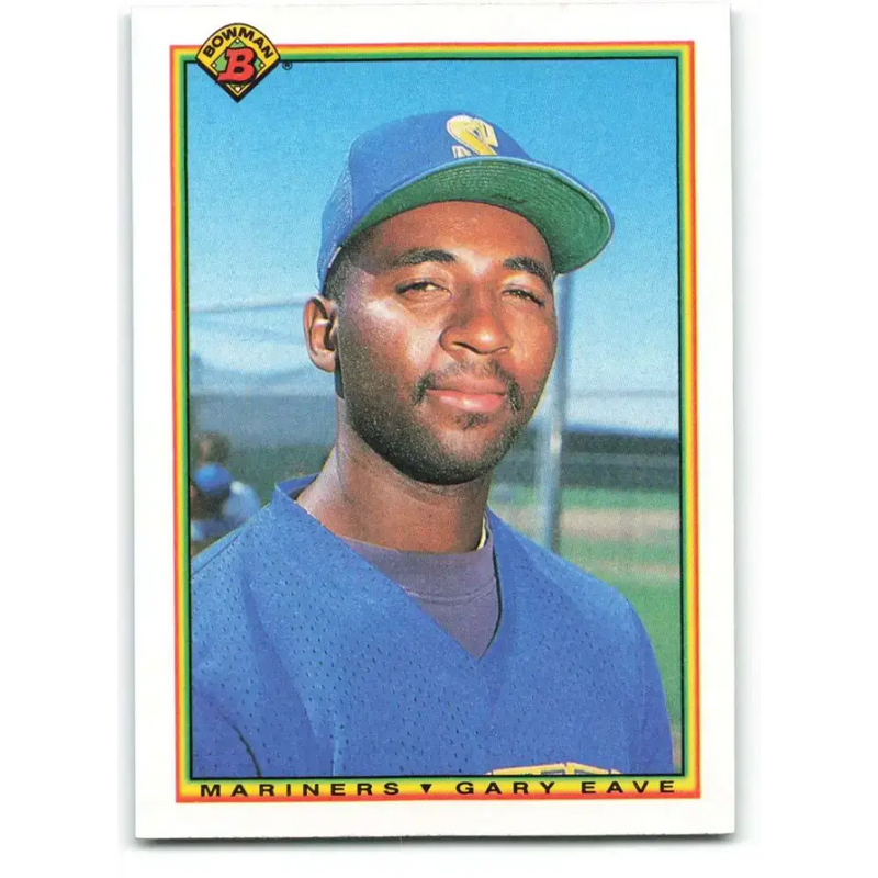 1990 Bowman #471 Gary Eave NM-MT RC Rookie Seattle Mariners Baseball Card - Baseball Card Single