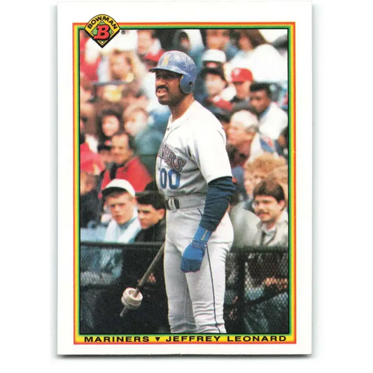 1990 Bowman #472 Jeffrey Leonard NM-MT Seattle Mariners Baseball Card