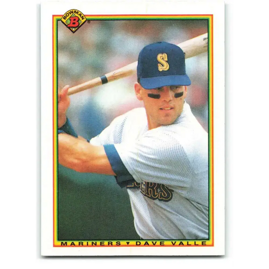 1990 Bowman #473 Dave Valle NM-MT Seattle Mariners Baseball Card