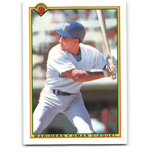 1990 Bowman #474 Omar Vizquel NM-MT Seattle Mariners Baseball Card