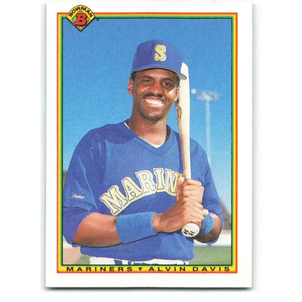 1990 Bowman #479 Alvin Davis NM-MT Seattle Mariners Baseball Card - Baseball Card Single
