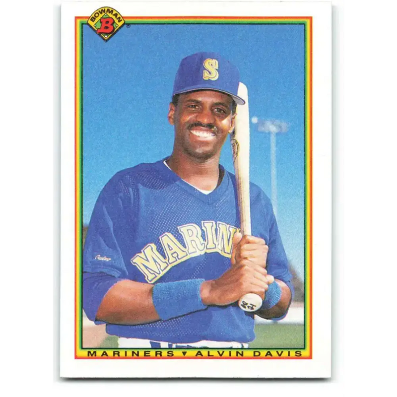 1990 Bowman #479 Alvin Davis NM-MT Seattle Mariners Baseball Card - Baseball Card Single