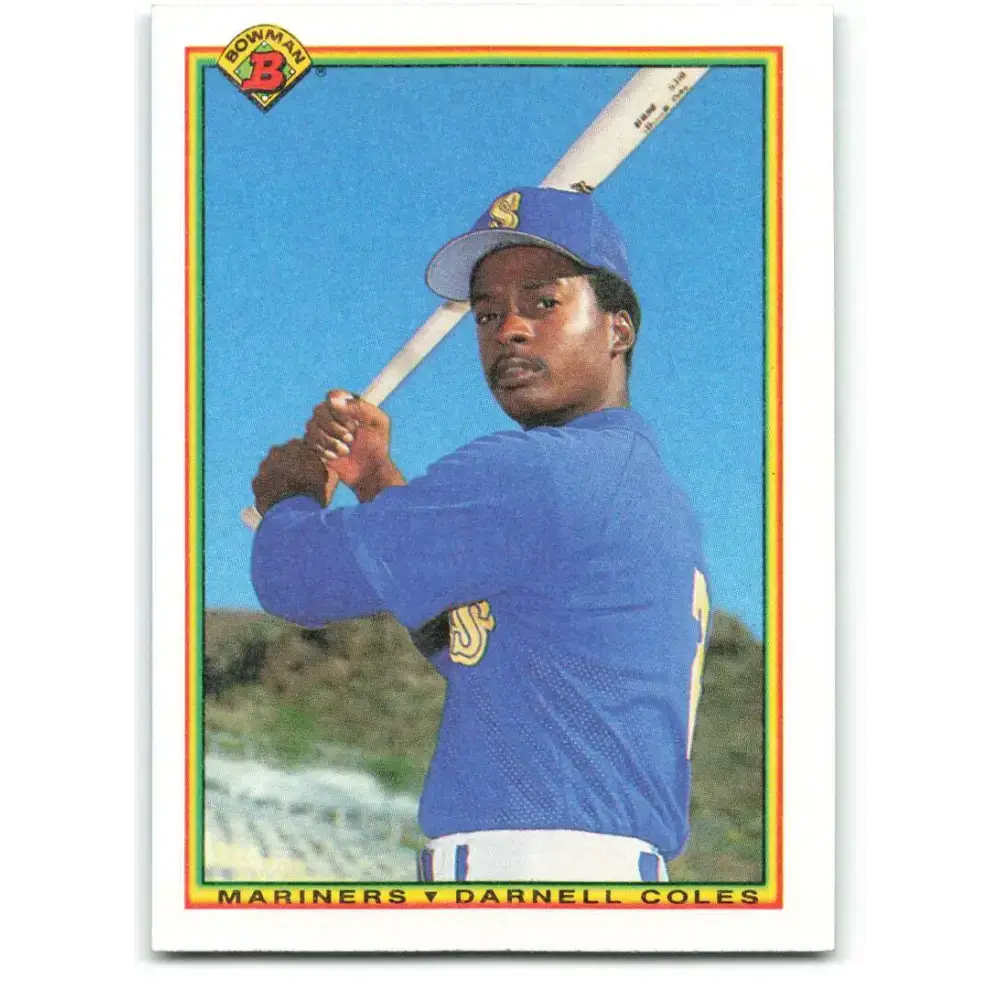 1990 Bowman #480 Darnell Coles NM-MT Seattle Mariners Baseball Card - Baseball Card Single