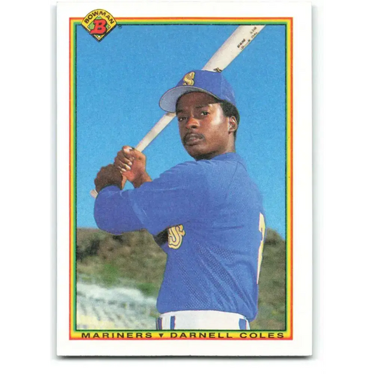 1990 Bowman #480 Darnell Coles NM-MT Seattle Mariners Baseball Card
