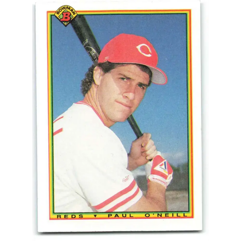 1990 Bowman #49 Paul O’Neill NM-MT Cincinnati Reds Baseball Card - Baseball Card Single