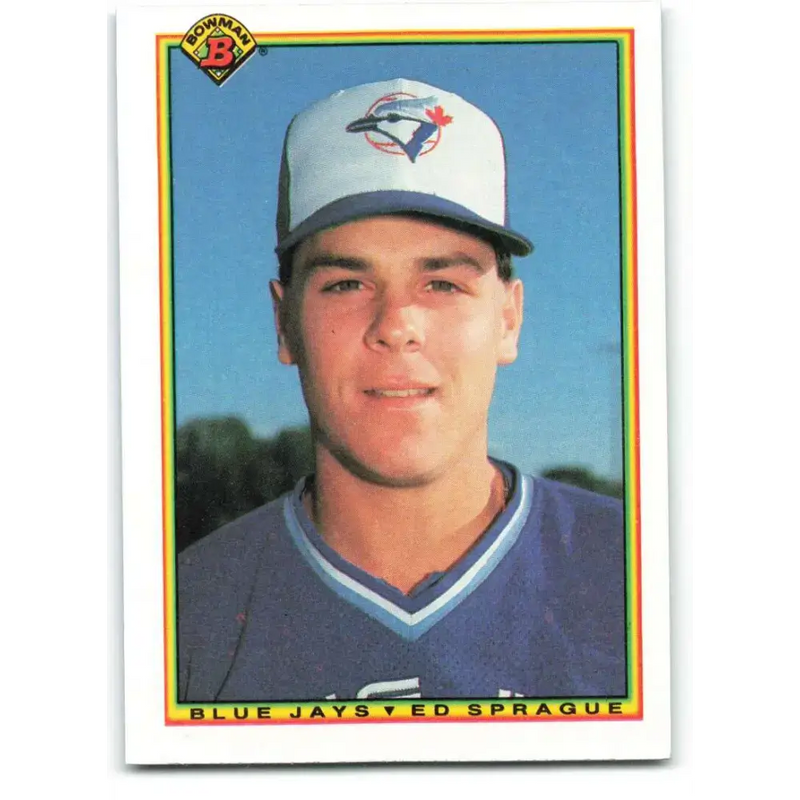 1990 Bowman #511 Ed Sprague NM-MT Toronto Blue Jays Baseball Card - Baseball Card Single