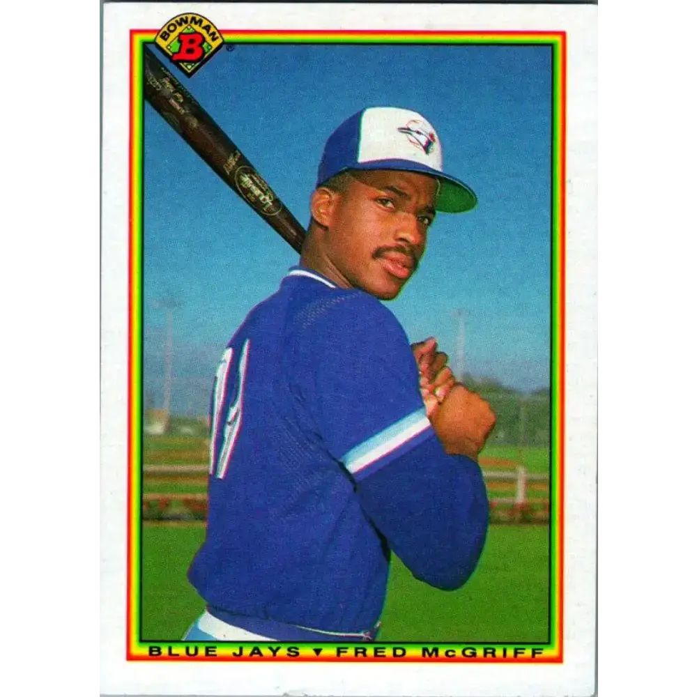 1990 Bowman #513 Fred McGriff NM-MT Toronto Blue Jays Baseball Card - Baseball Card Single