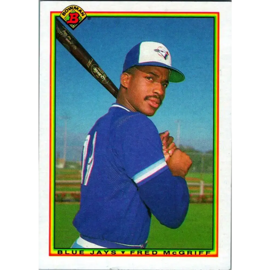 1990 Bowman #513 Fred McGriff NM-MT Toronto Blue Jays Baseball Card