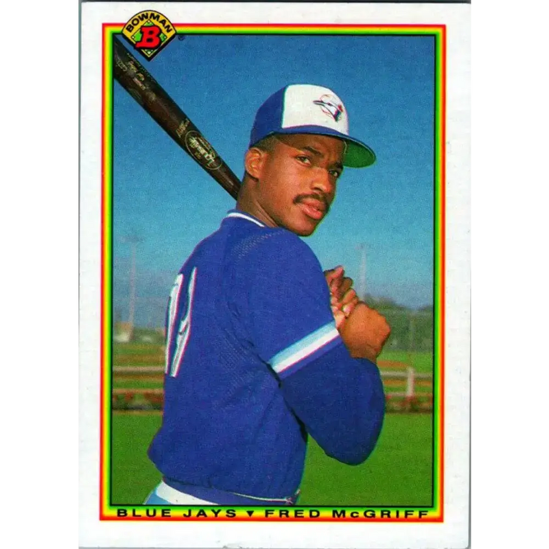 1990 Bowman #513 Fred McGriff NM-MT Toronto Blue Jays Baseball Card - Baseball Card Single