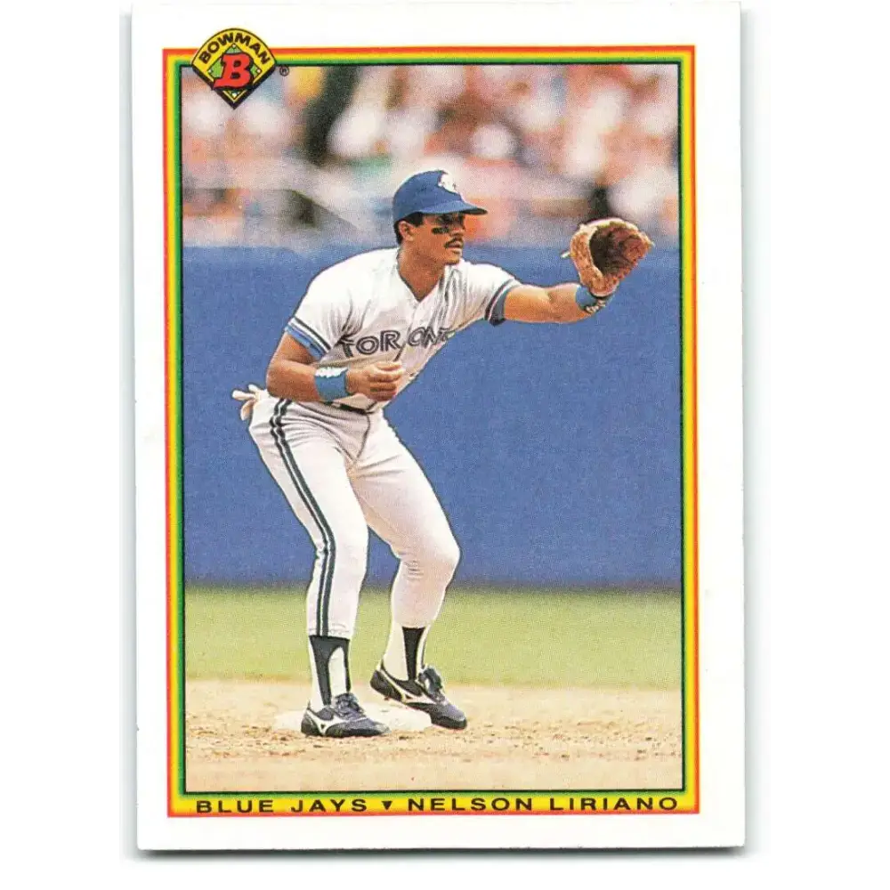 1990 Bowman #518 Nelson Liriano NM-MT Toronto Blue Jays Baseball Card - Baseball Card Single