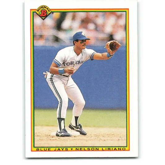 1990 Bowman #518 Nelson Liriano NM-MT Toronto Blue Jays Baseball Card