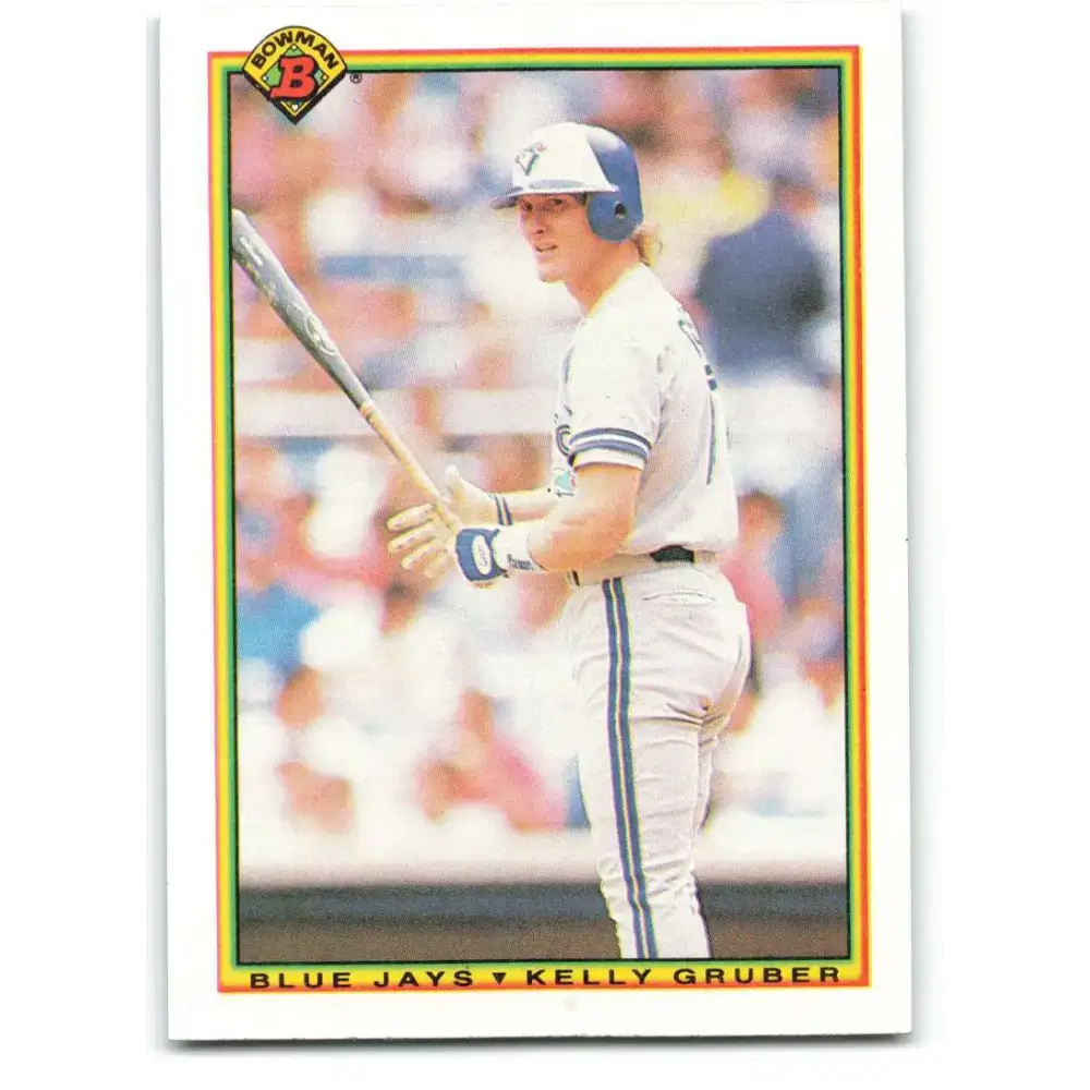 1990 Bowman #519 Kelly Gruber NM-MT Toronto Blue Jays Baseball Card - Baseball Card Single