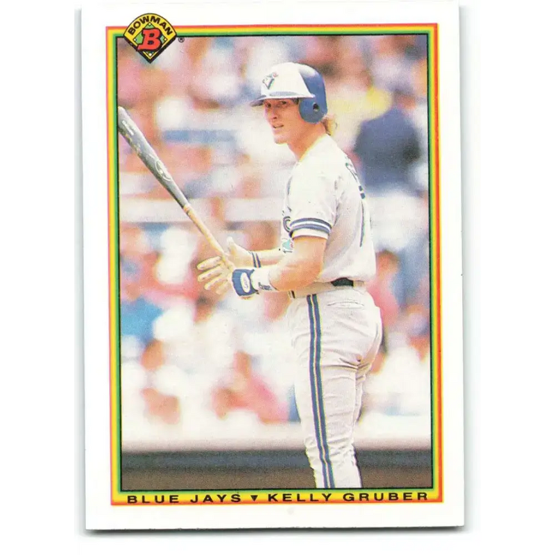 1990 Bowman #519 Kelly Gruber NM-MT Toronto Blue Jays Baseball Card - Baseball Card Single
