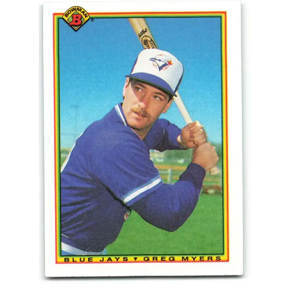 1990 Bowman #520 Greg Myers NM-MT Toronto Blue Jays Baseball Card - Baseball Card Single