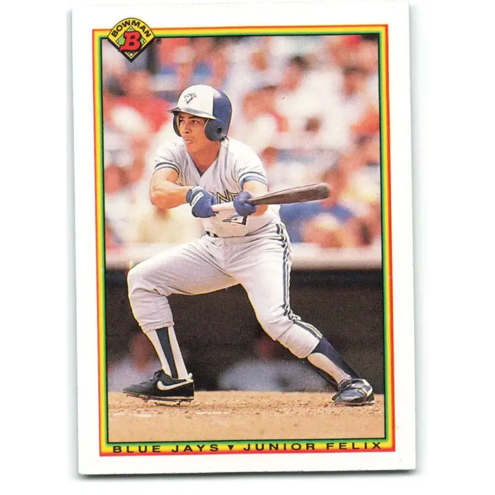 1990 Bowman #522 Junior Felix NM-MT Toronto Blue Jays Baseball Card - Baseball Card Single