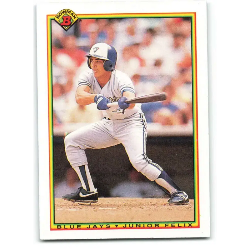 1990 Bowman #522 Junior Felix NM-MT Toronto Blue Jays Baseball Card - Baseball Card Single