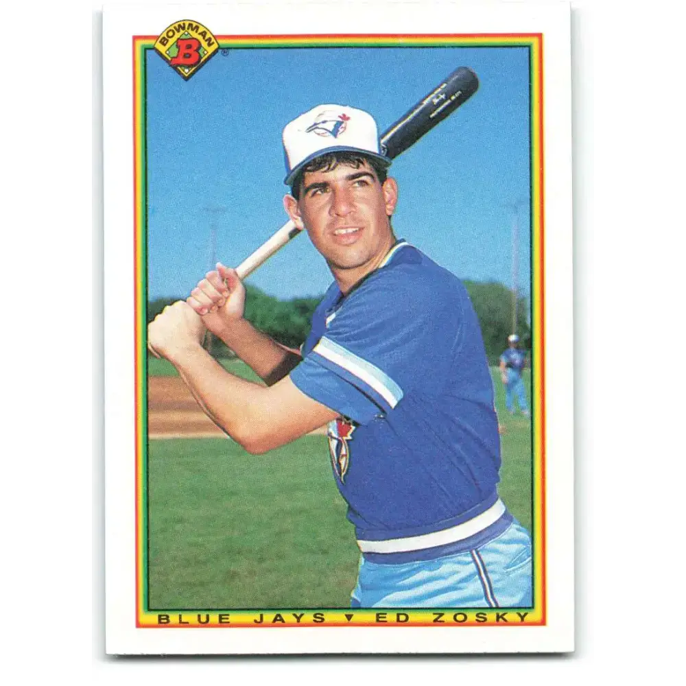 1990 Bowman #523 Eddie Zosky NM-MT RC Rookie Toronto Blue Jays Baseball Card - Baseball Card Single
