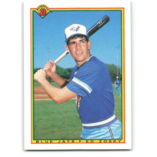 1990 Bowman #523 Eddie Zosky NM-MT RC Rookie Toronto Blue Jays Baseball Card