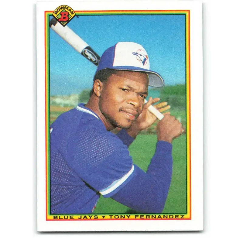 1990 Bowman #524 Tony Fernandez NM-MT Toronto Blue Jays Baseball Card - Baseball Card Single