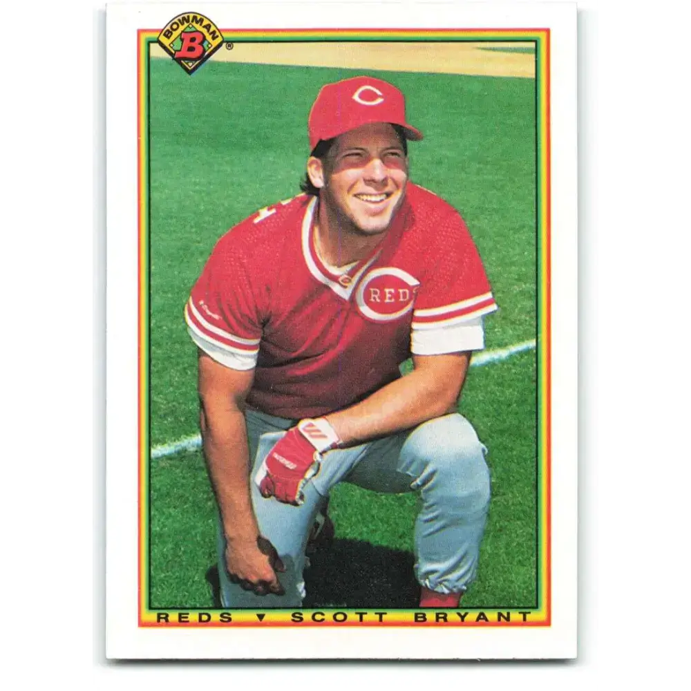 1990 Bowman #59 Scott Bryant NM-MT RC Rookie Cincinnati Reds Baseball Card - Baseball Card Single
