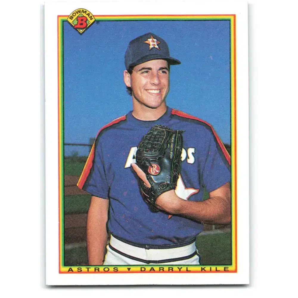 1990 Bowman #61 Darryl Kile NM-MT RC Rookie Houston Astros Baseball Card - Baseball Card Single