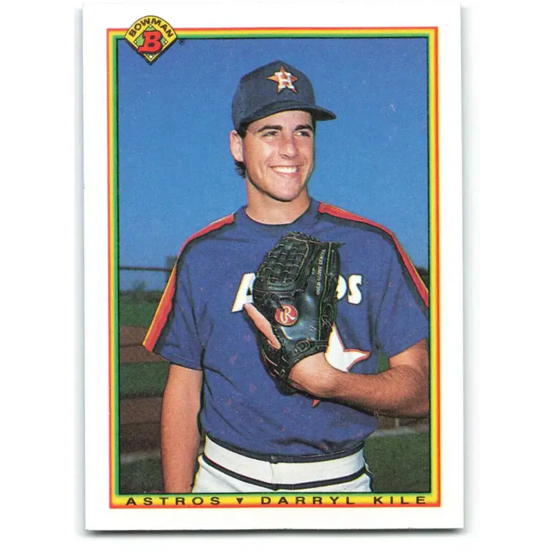 1990 Bowman #61 Darryl Kile NM-MT RC Rookie Houston Astros Baseball Card - Baseball Card Single