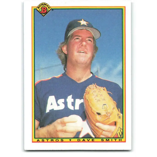 1990 Bowman #62 Dave Smith NM-MT Houston Astros Baseball Card