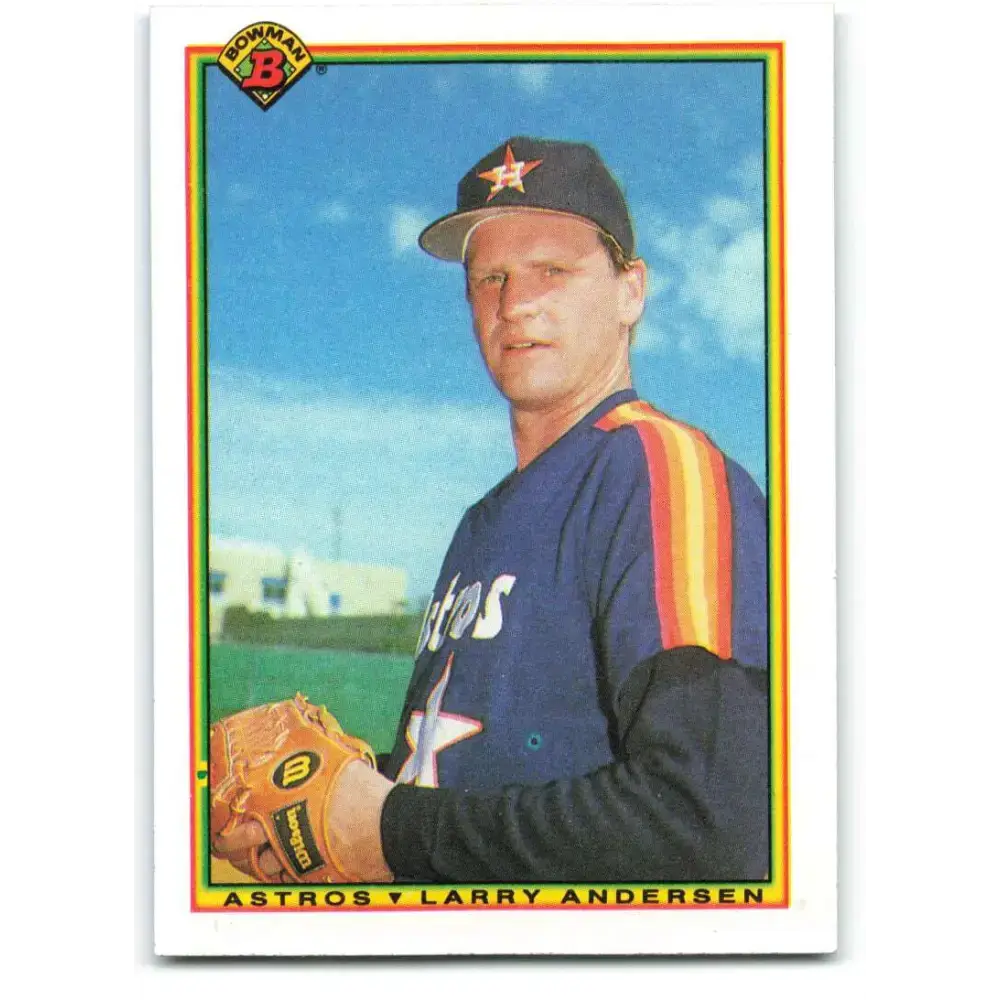 1990 Bowman #67 Larry Andersen NM-MT Houston Astros Baseball Card - Baseball Card Single