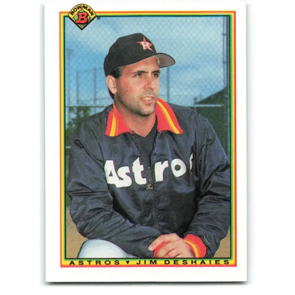 1990 Bowman #70 Jim Deshaies NM-MT Houston Astros Baseball Card - Baseball Card Single