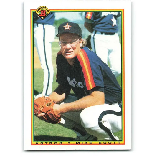 1990 Bowman #71 Mike Scott NM-MT Houston Astros Baseball Card