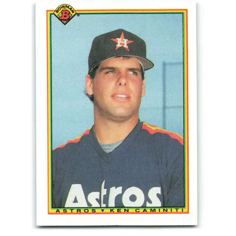 1990 Bowman #73 Ken Caminiti NM-MT Houston Astros Baseball Card - Baseball Card Single