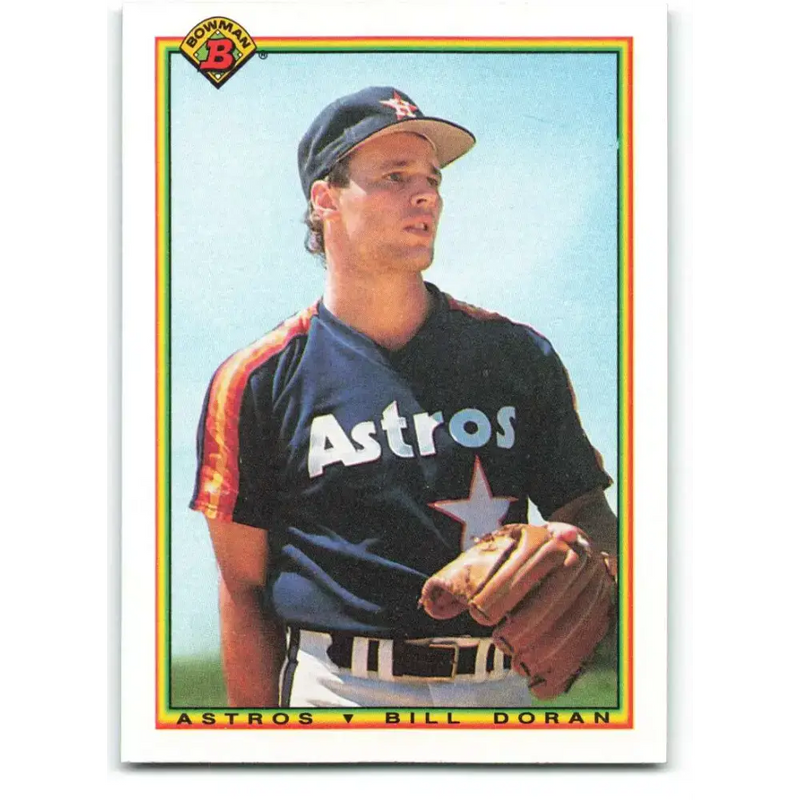 1990 Bowman #76 Bill Doran NM-MT Houston Astros Baseball Card - Baseball Card Single