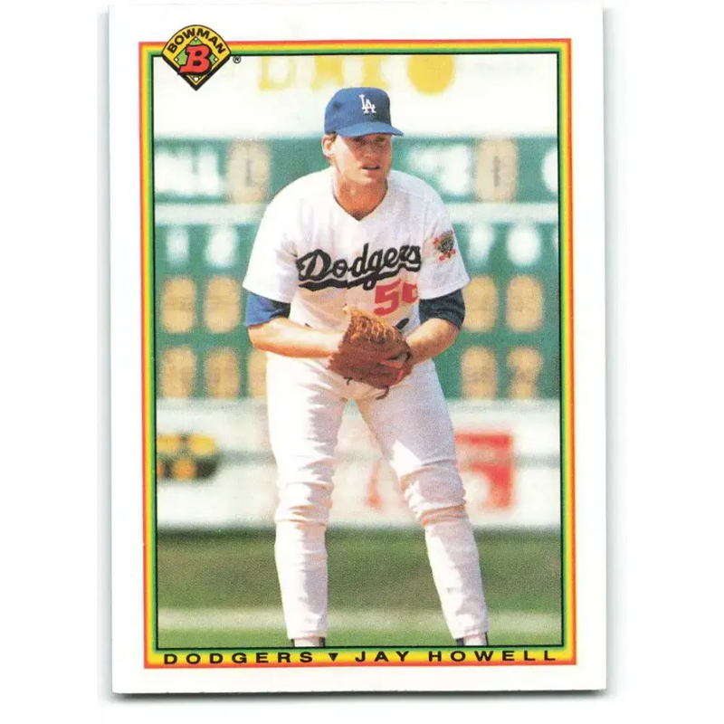 1990 Bowman #83 Jay Howell NM-MT Los Angeles Dodgers Baseball Card - Baseball Card Single