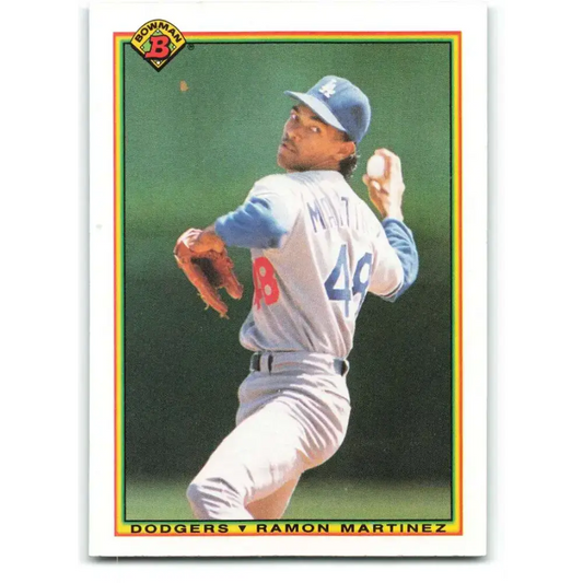 1990 Bowman #88 Ramon Martinez NM-MT Los Angeles Dodgers Baseball Card