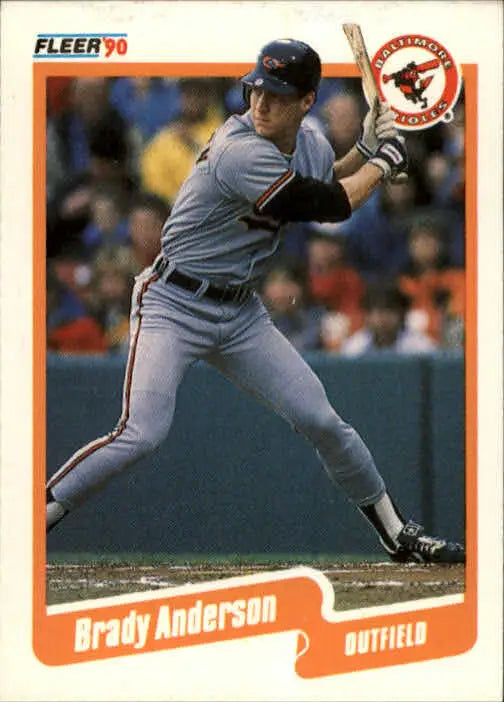 1990 Brady Anderson Fleer Baseball Card #172 - Baseball Card Single