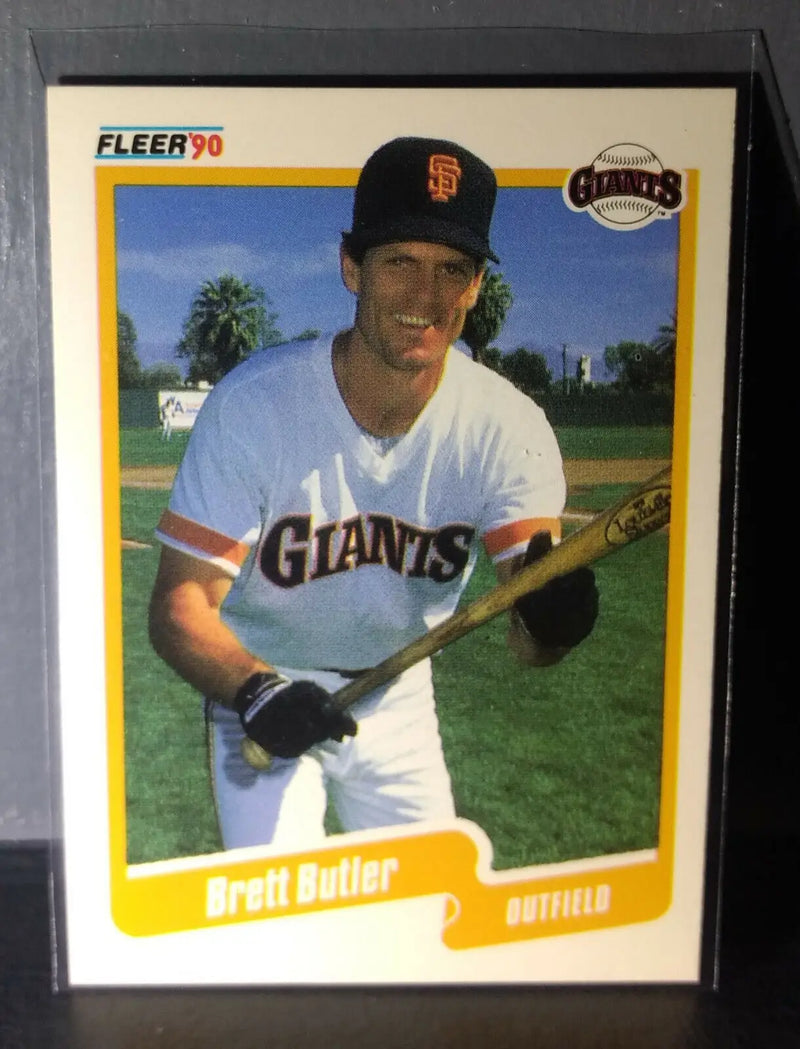 1990 Brett Butler Fleer Baseball Card #53 - Baseball Card Single