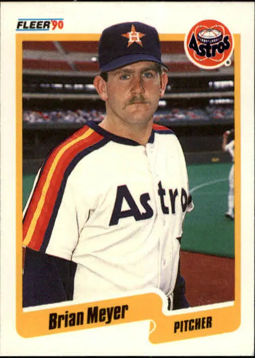 1990 Brian Meyer Fleer Baseball Card #232