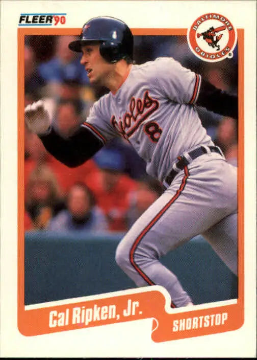 1990 Cal Ripken Jr. Fleer Baseball Card #187 - Baseball Card Single
