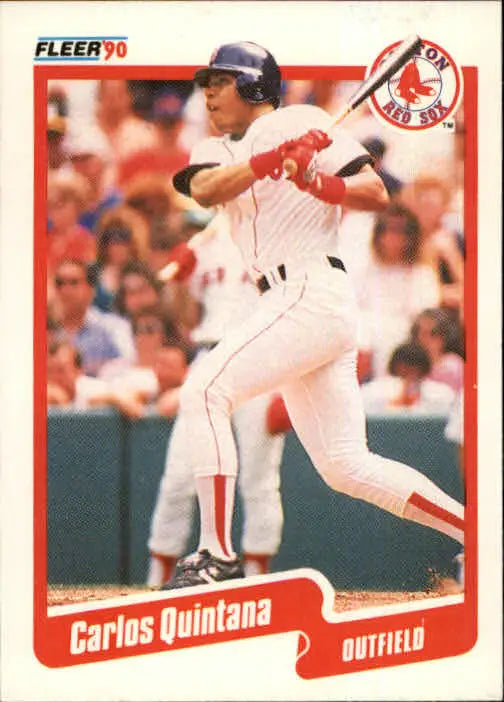 1990 Carlos Quintana Fleer Baseball Card #283 - Baseball Card Single