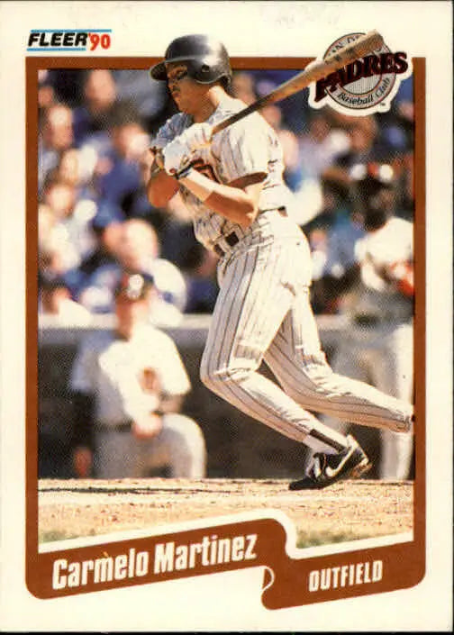 1990 Carmelo Martinez Fleer Baseball Card #162
