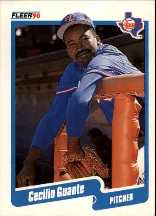 1990 Cecilio Guante Fleer Baseball Card #298 - Baseball Card Single