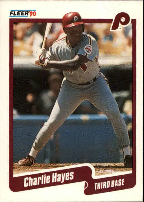1990 Charlie Hayes Fleer Baseball Card #558 - Baseball Card Single