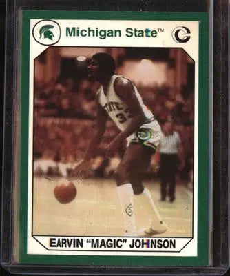 1990 Collegiate Collection Michigan State Spartans #194 Earvin ’Magic’ Johnson - Basketball Card Single