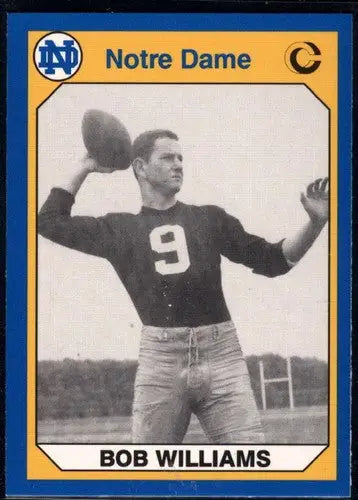 1990 Collegiate Collection Notre Dame #131 Bob Williams NM-MT - Football Card Single