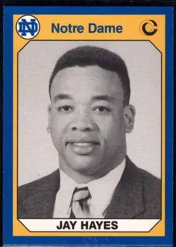 1990 Collegiate Collection Notre Dame #137 Jay Hayes NM-MT - Football Card Single
