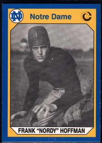1990 Collegiate Collection Notre Dame #151 Nordy Hoffman NM-MT - Football Card Single