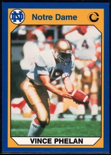1990 Collegiate Collection Notre Dame #8 Vince Phelan NM-MT - Football Card Single