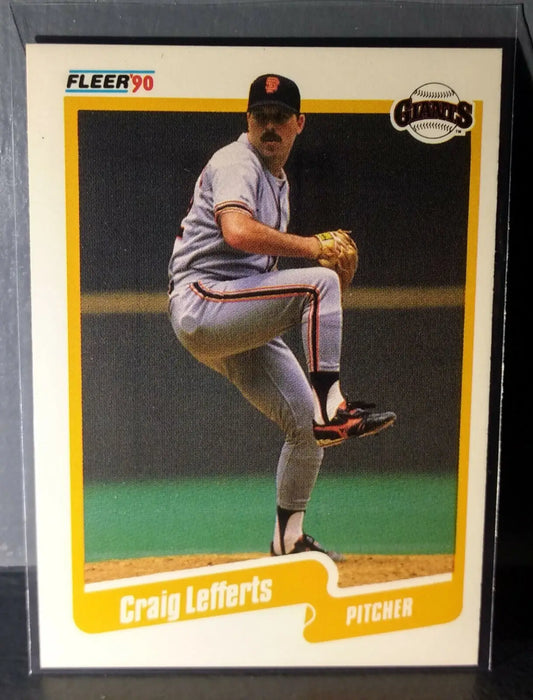 1990 Craig Lefferts Fleer Baseball Card #60 - Baseball Card Single