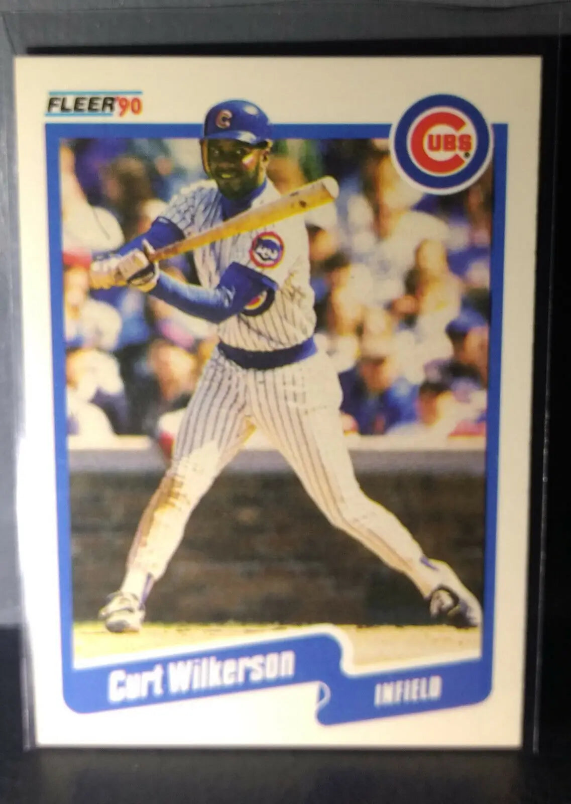 1990 Curt Wilkerson Fleer Baseball Card #46 - Baseball Card Single