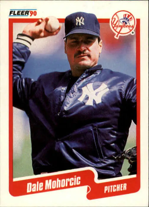 1990 Dale Mohorcic Fleer Baseball Card #450 - Baseball Card Single